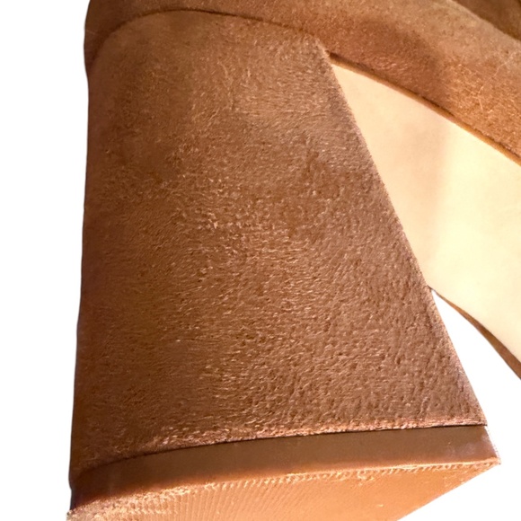 Steve Madden Nifty Pointed Toe Over the Knee Boots - Congac Brown Suede Size 8 - Picture 12 of 16